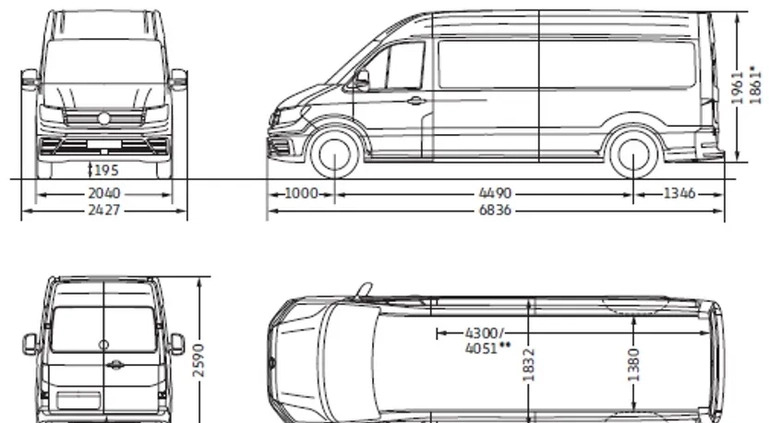 Volkswagen Crafter cena 177731 przebieg: 10, rok produkcji 2024 z Włoszczowa małe 92
